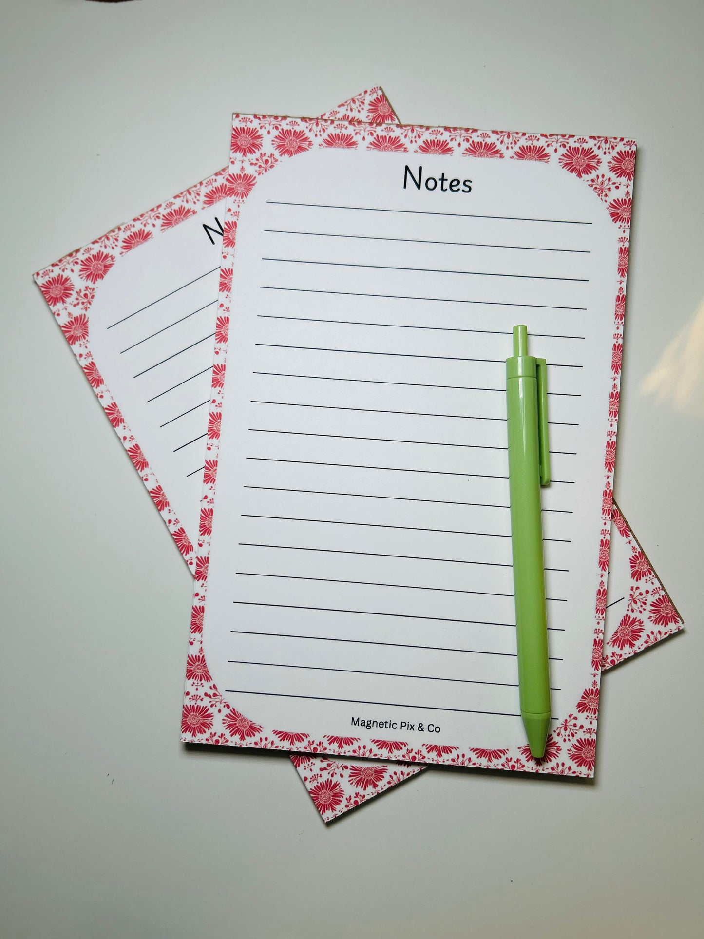 Peach notepad
