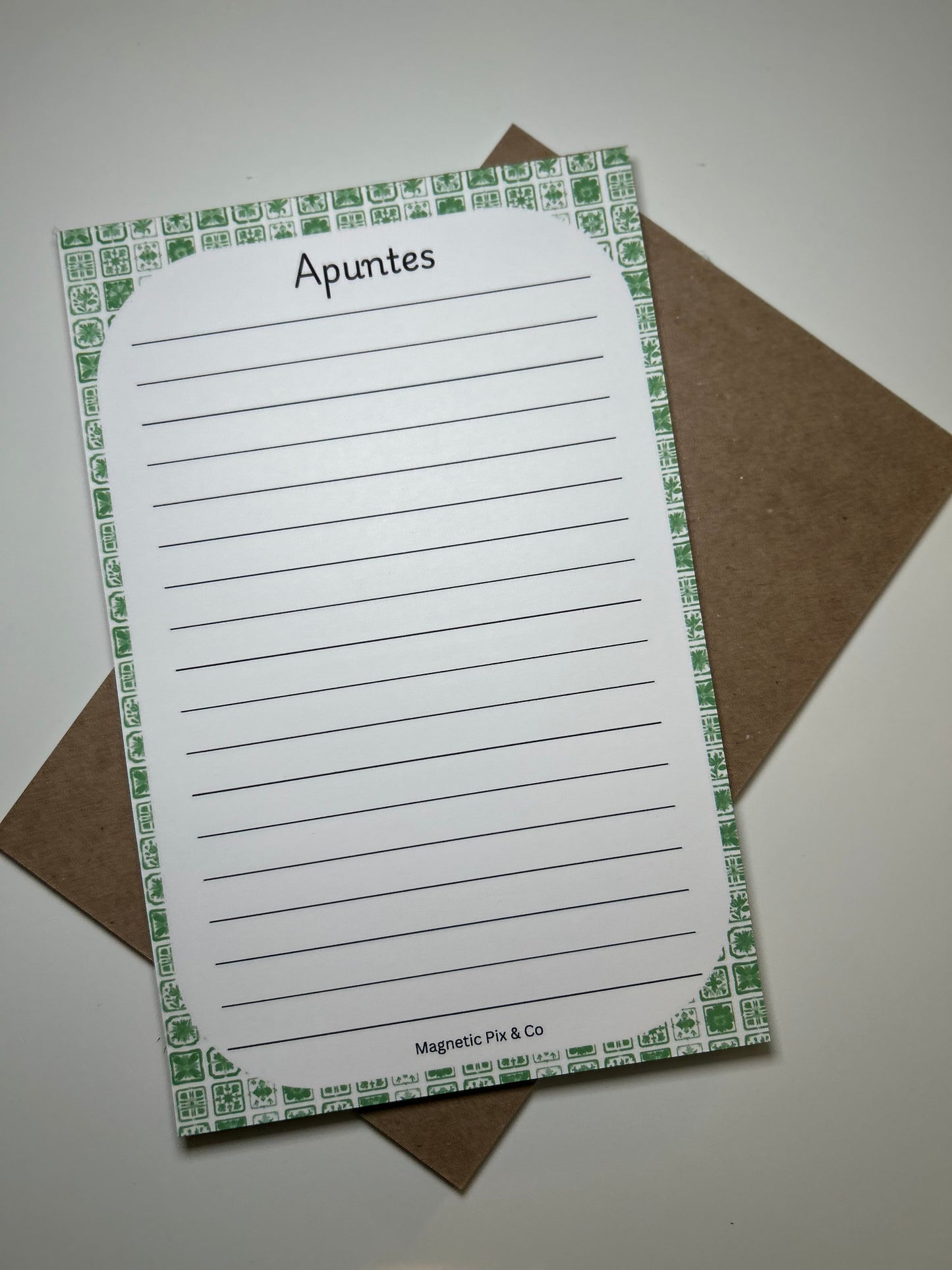 Green tile Notepad