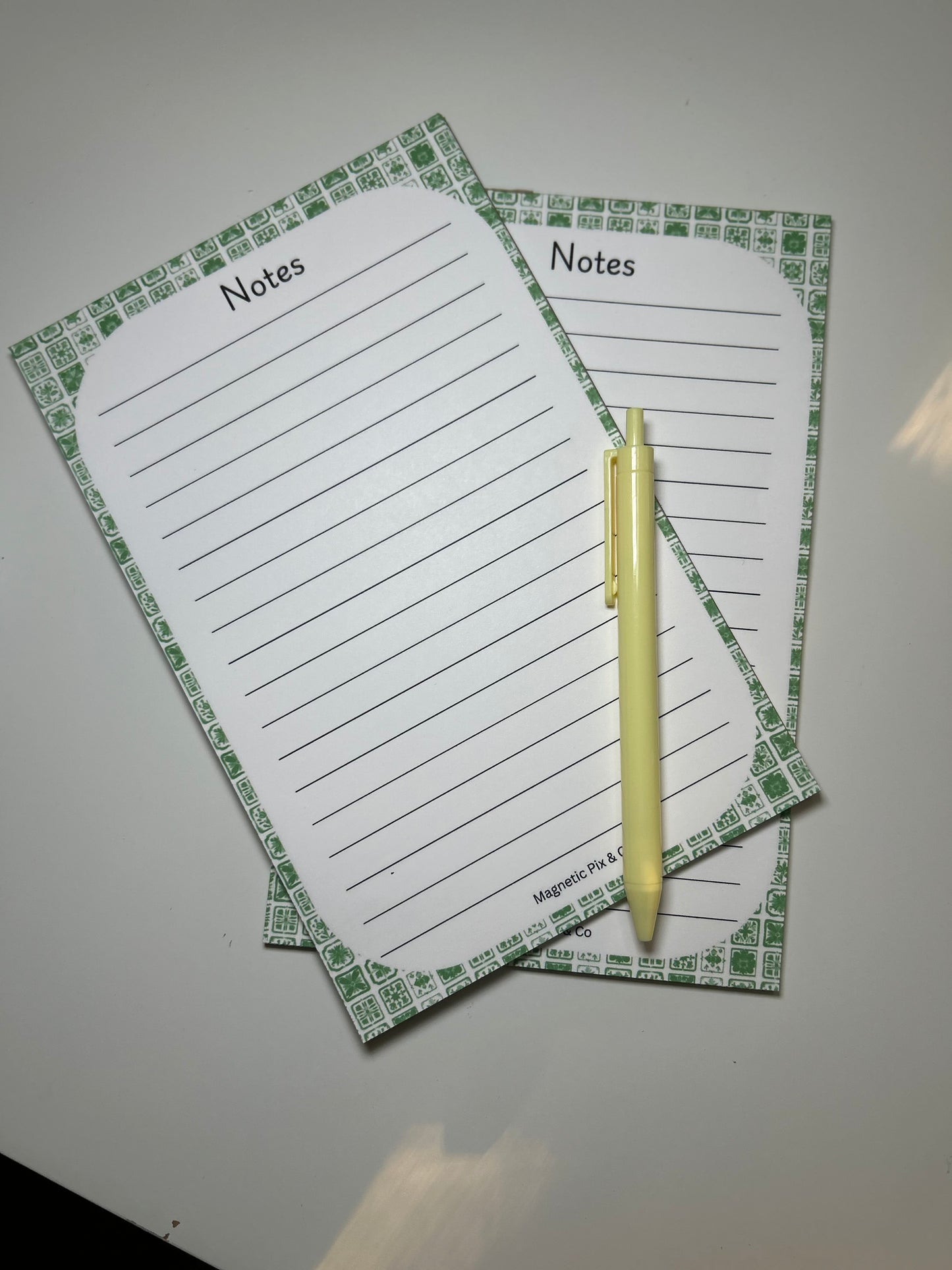 Green tile Notepad